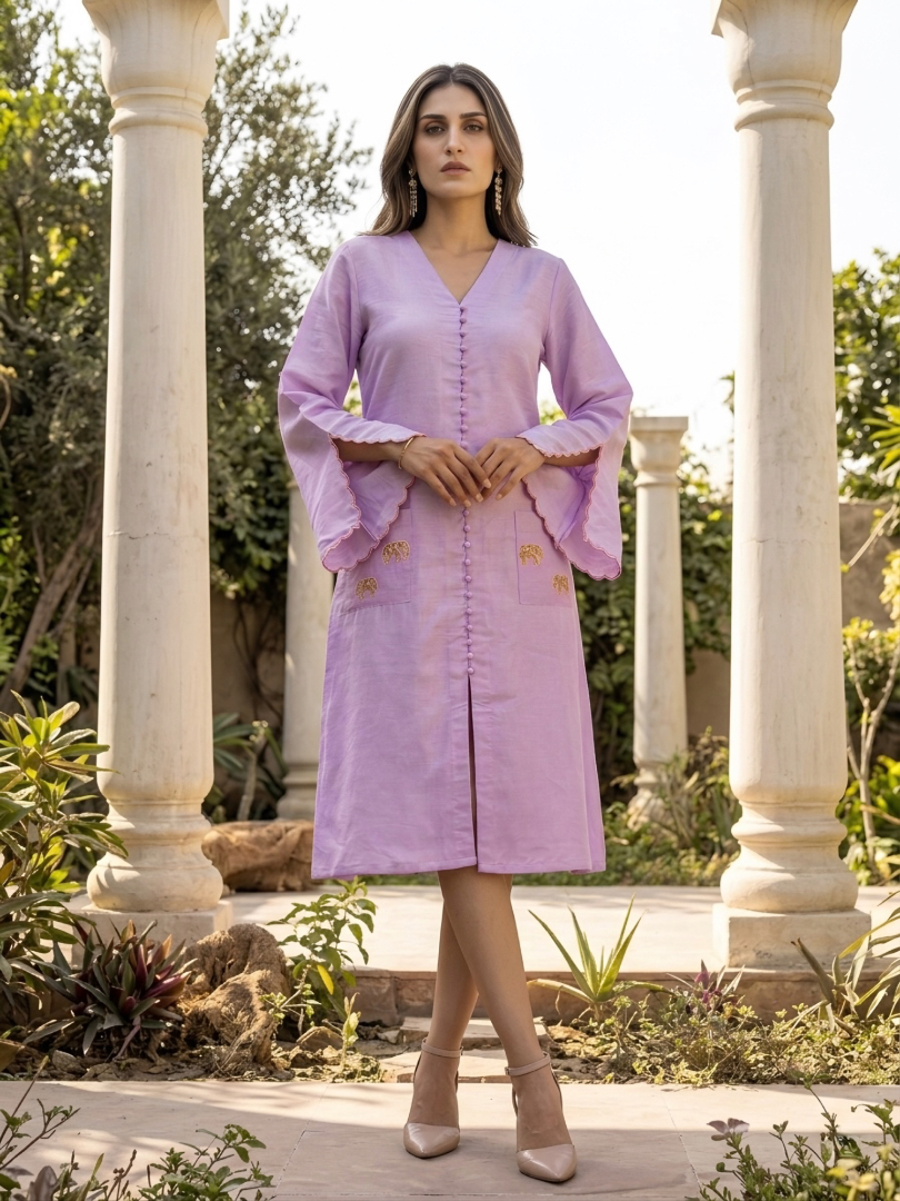 Lilac Aura Dress